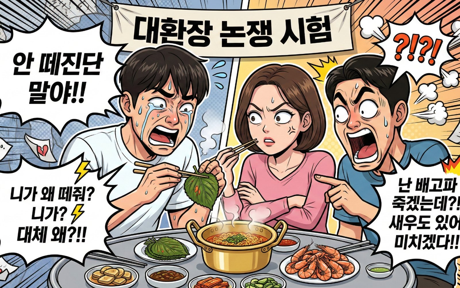 위대한 커플과 가장 친한 친구의 논쟁